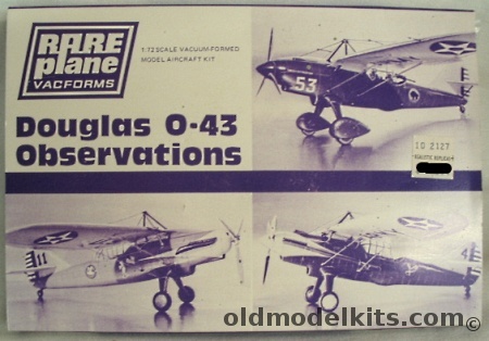 Rareplane 1/72 Douglas O-43 / Y10-43 / YO-31C Observations plastic model kit